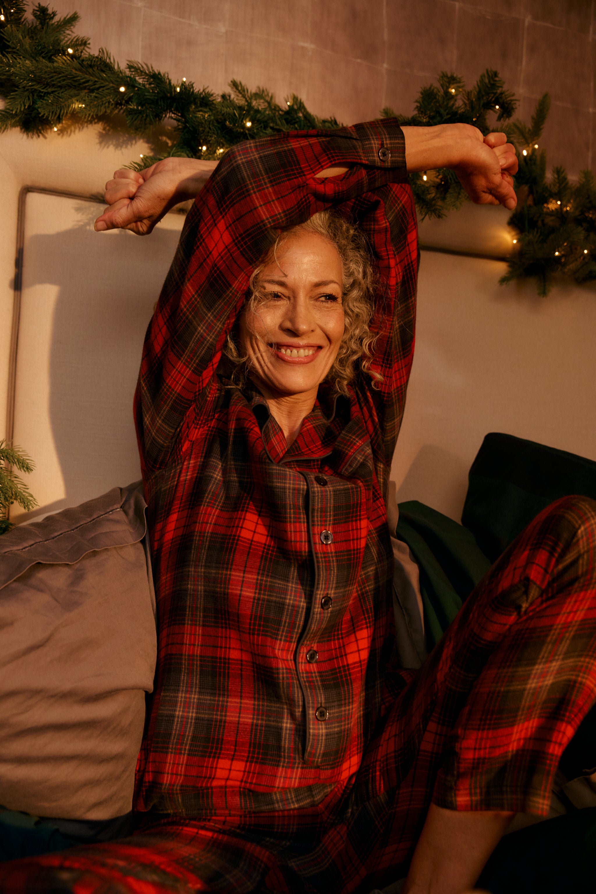 The Checked Pyjamas Jumpsuit Red