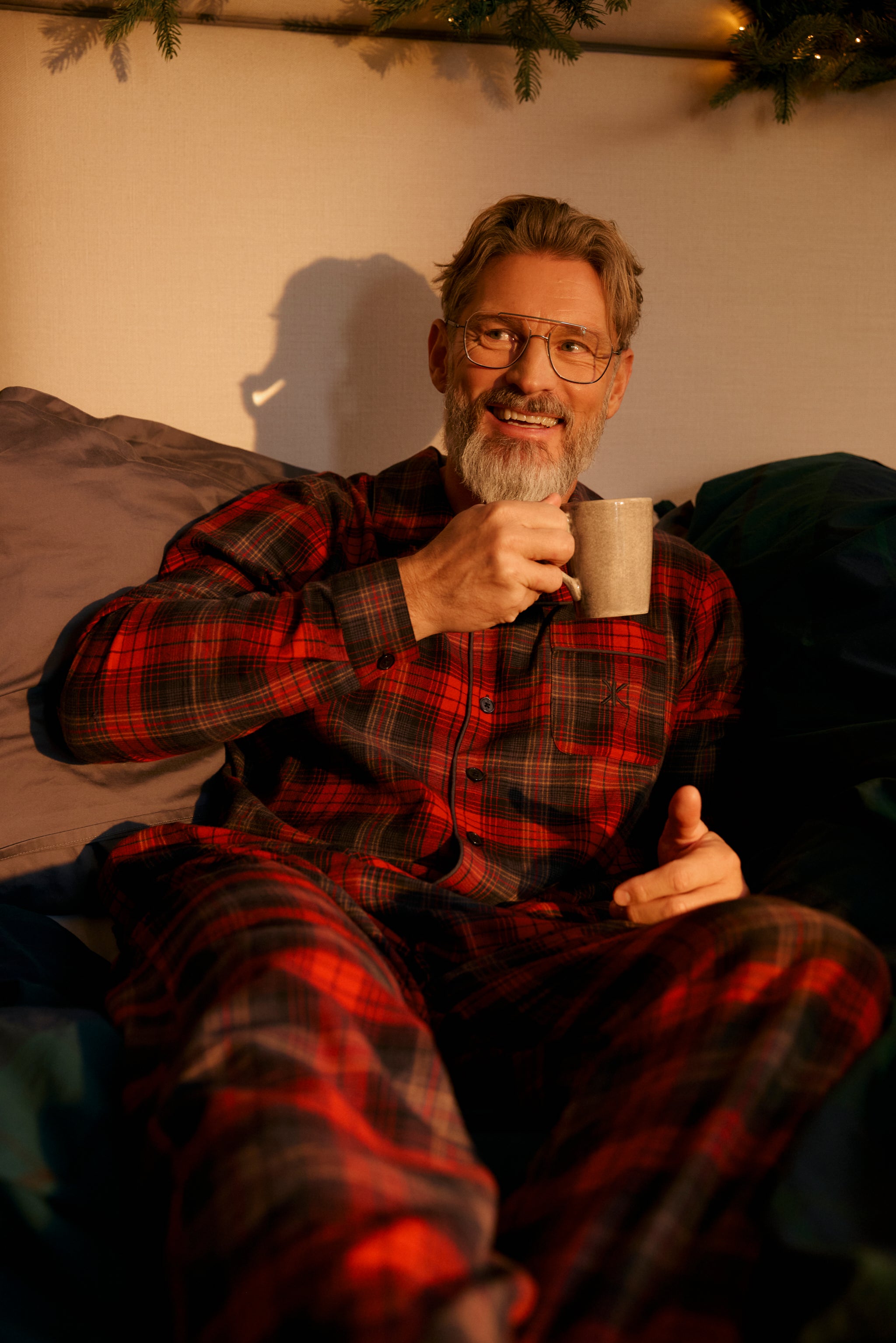 The Checked Pyjamas Jumpsuit Red