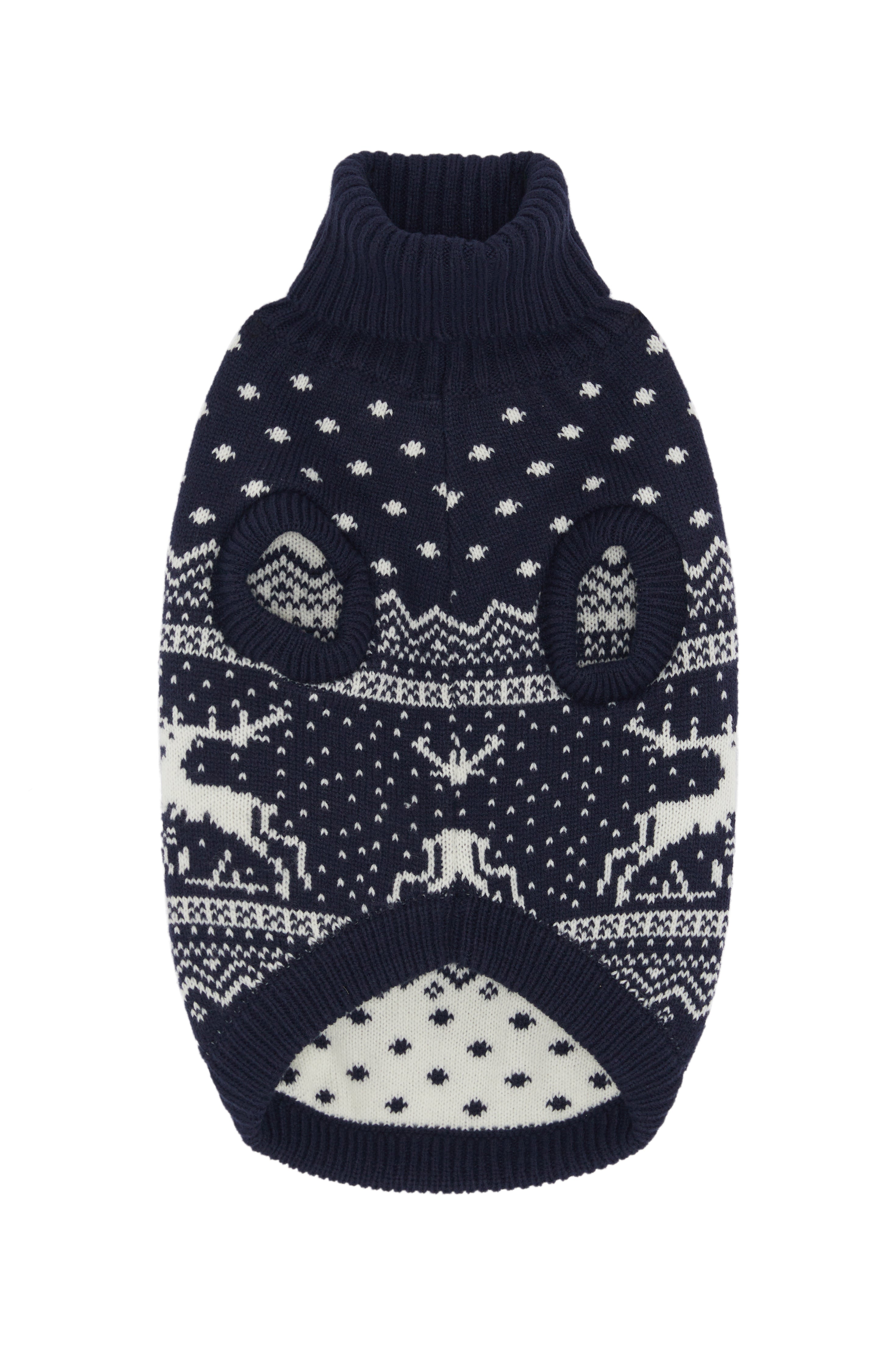 Holidays Are Coming Pet Suit Navy