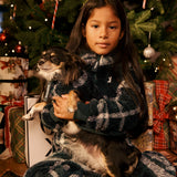 Puppy Pet Suit Green Check