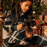 Puppy Pet Suit Green Check