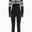Baselayer Fitted Jumpsuit Black/White