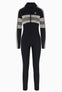 Baselayer Fitted Jumpsuit Black/White