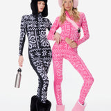 Baselayer Fitted Jumpsuit Pink
