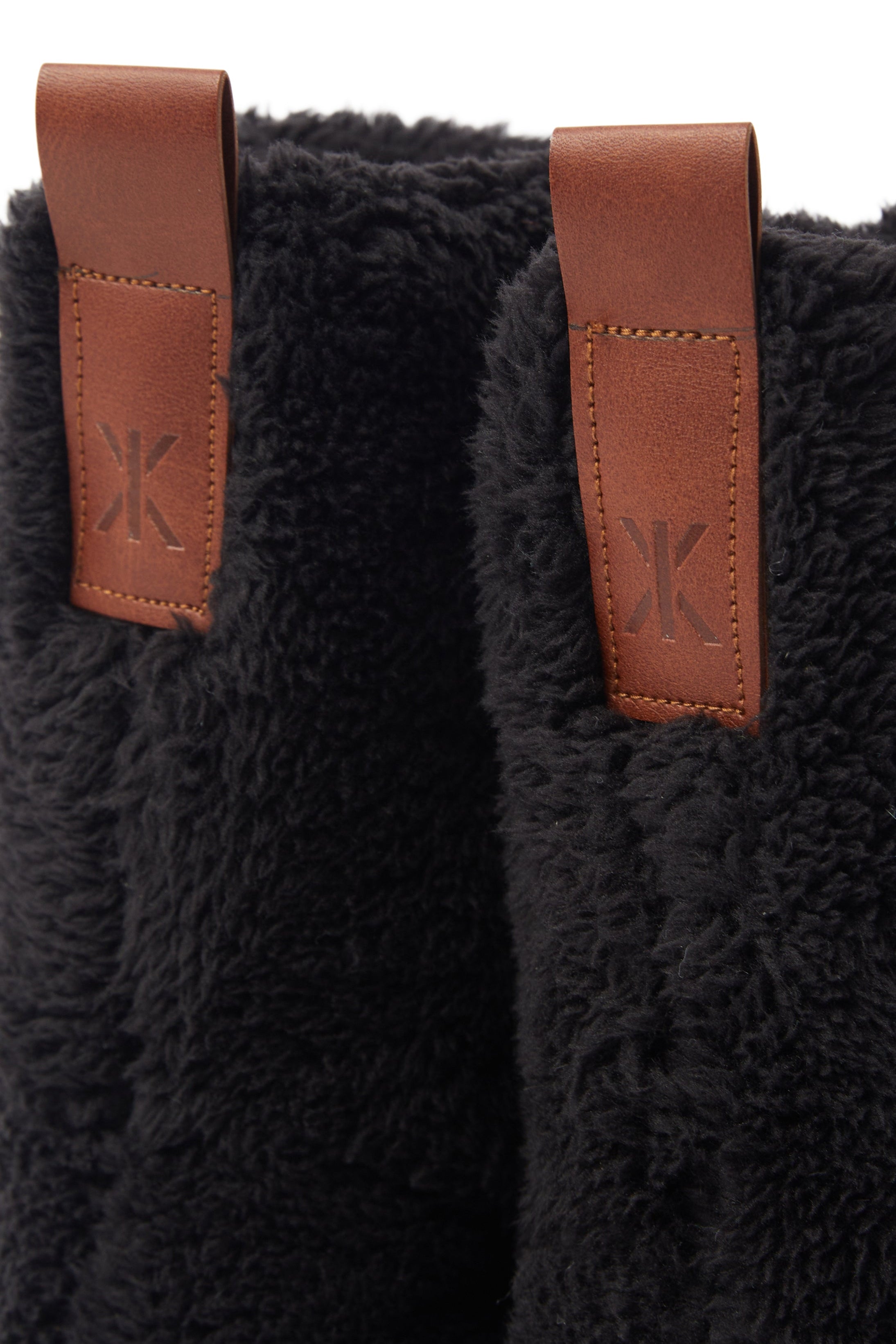 Puppy Slippers Black