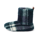Puppy Slippers Green Check