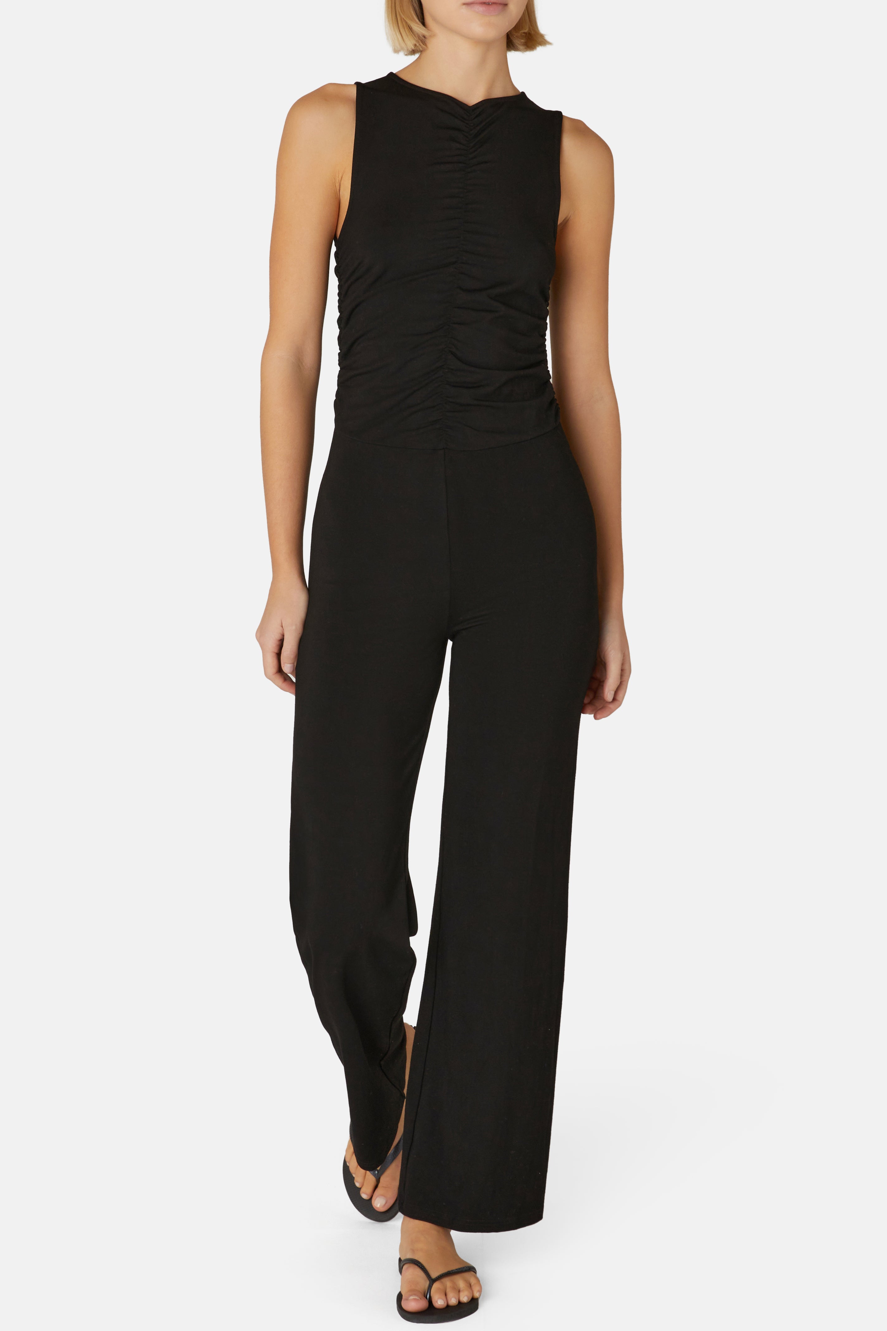 Smooth Female Jumpsuit Black