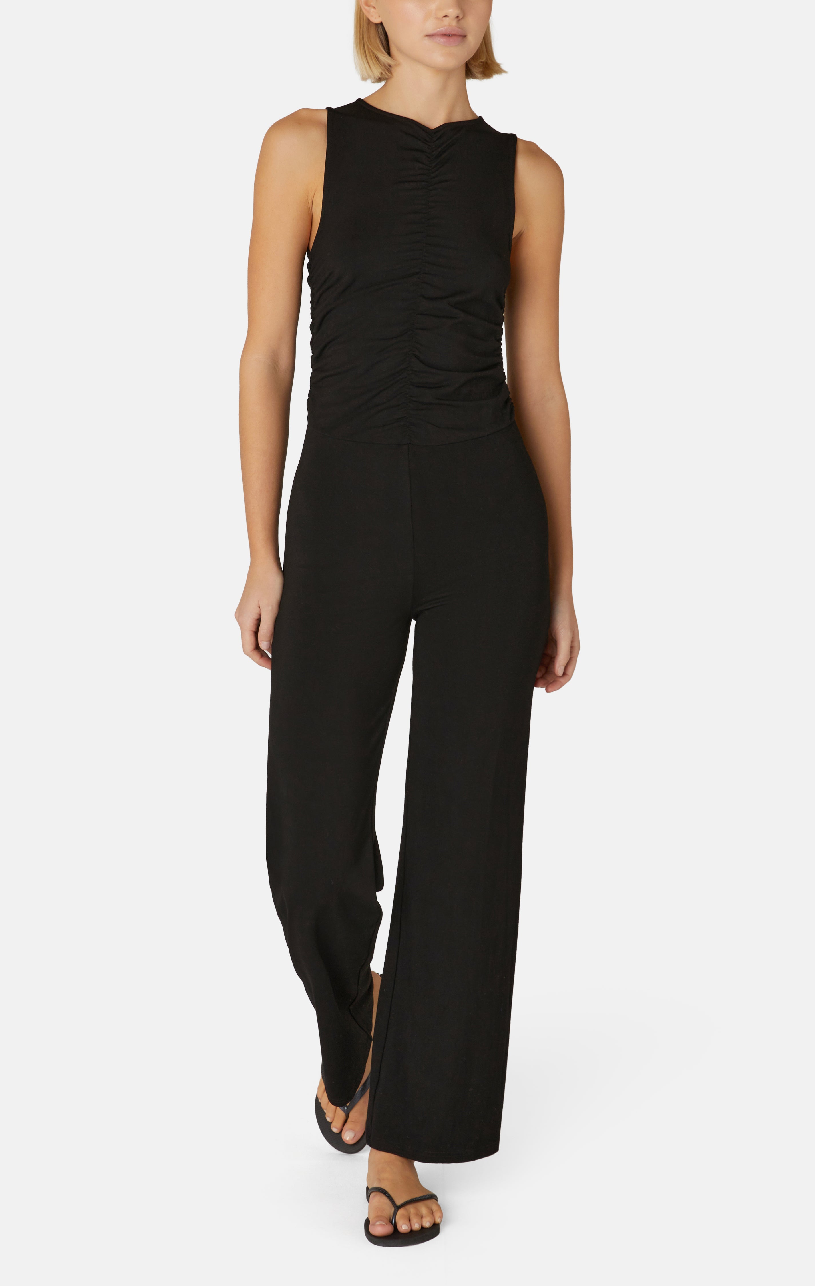 Smooth Female Jumpsuit Black