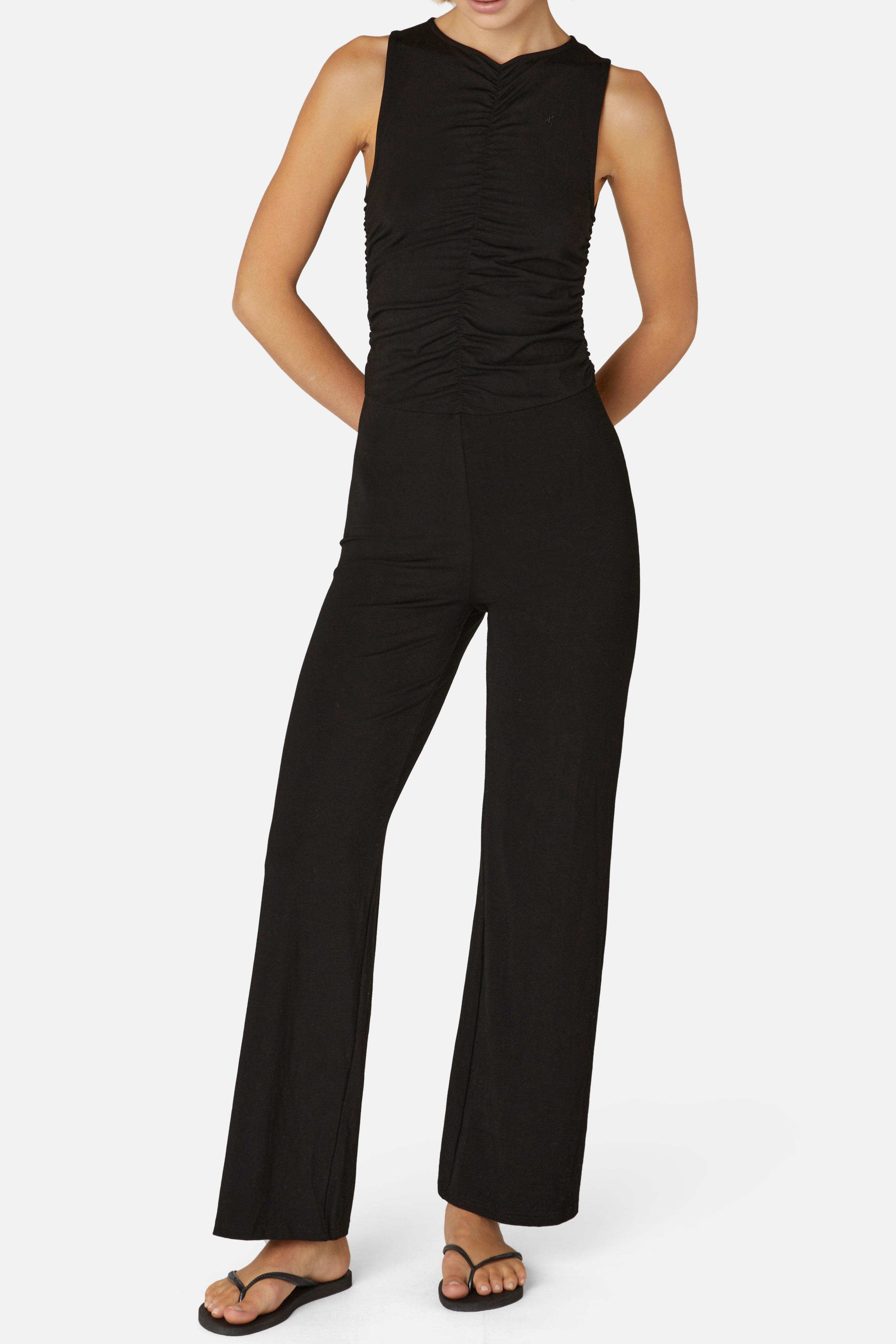 Smooth Female Jumpsuit Black