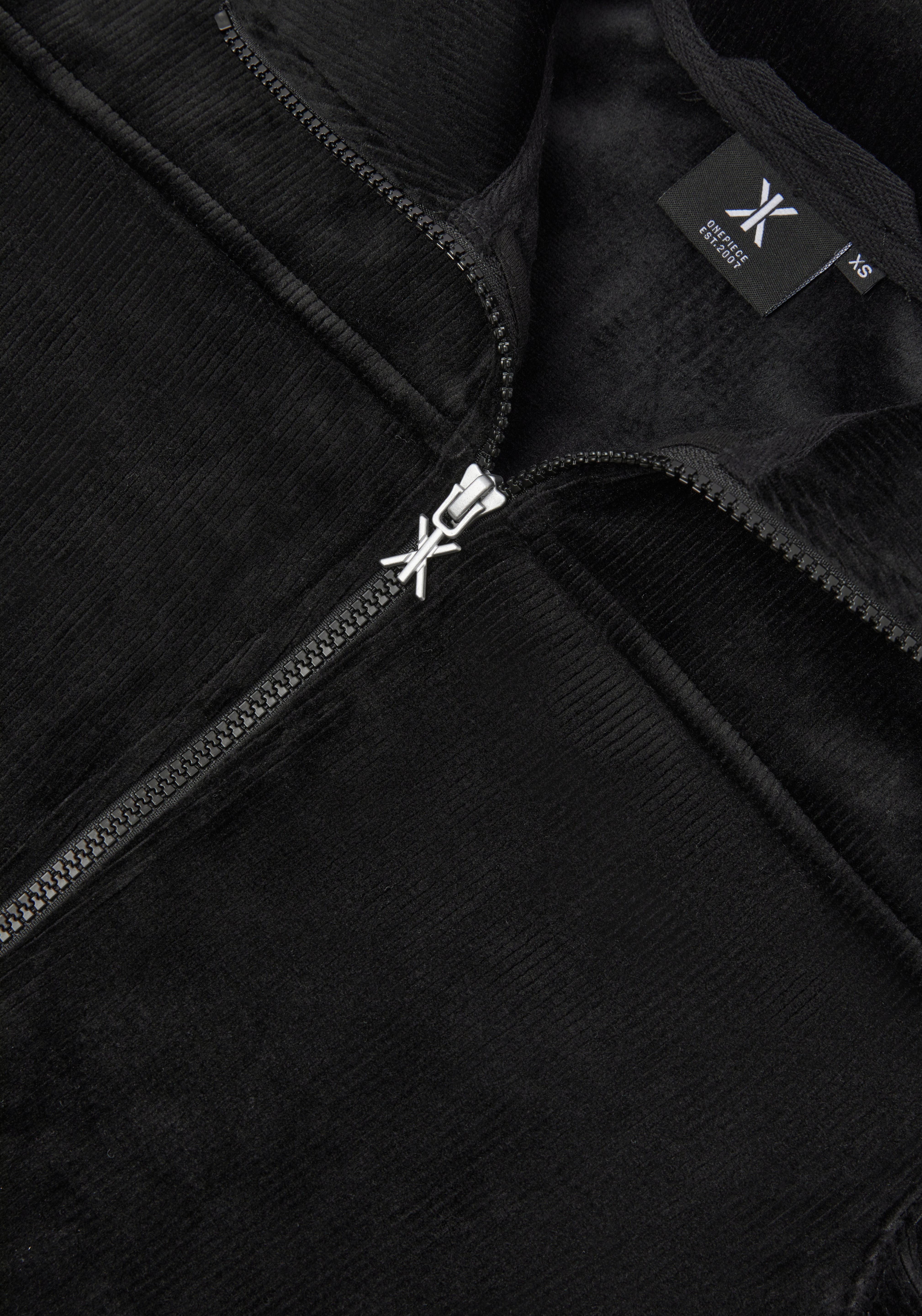 Cord Loose Jumpsuit Black