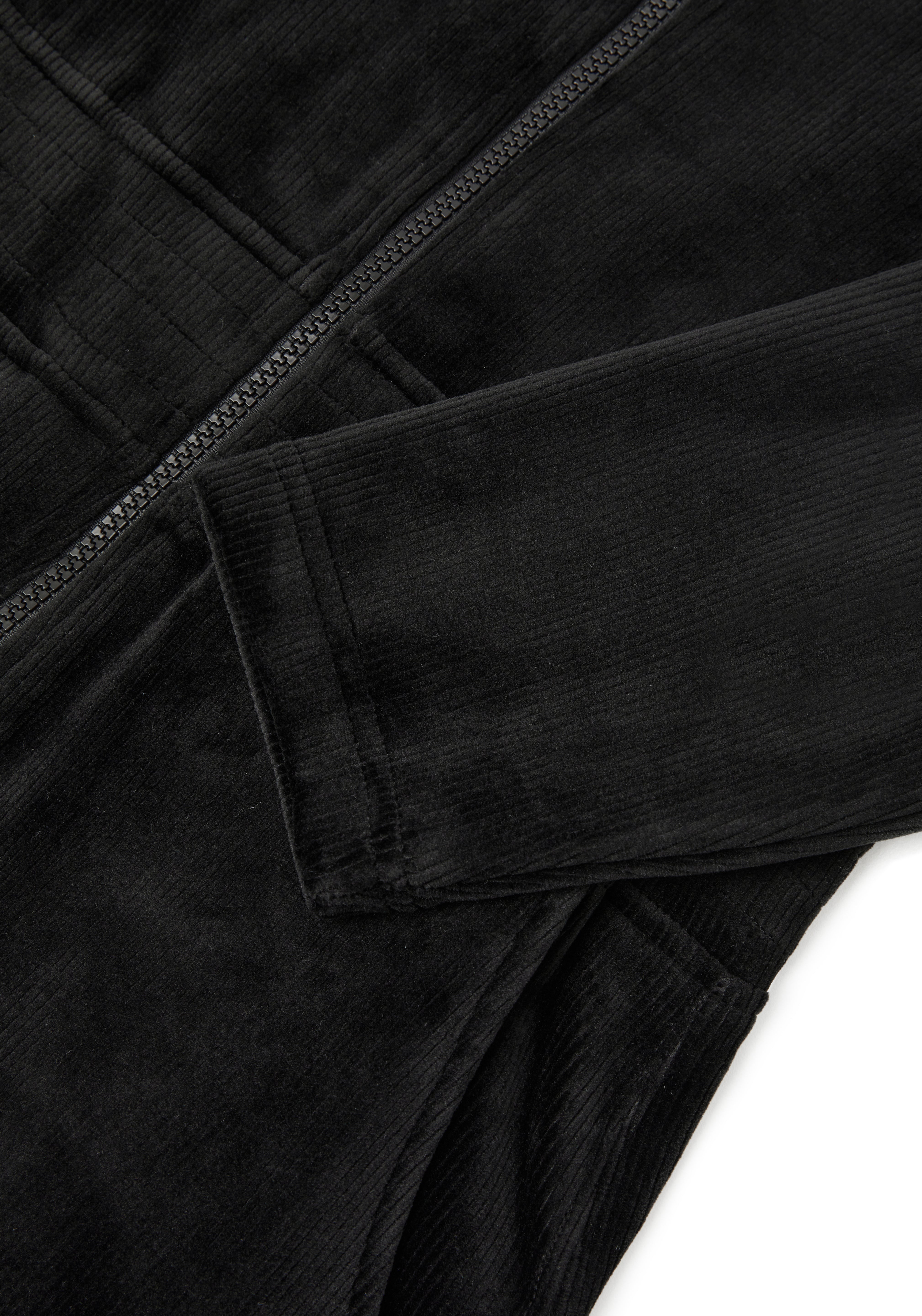 Cord Loose Jumpsuit Black