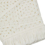 Crochet Fitted Short Jumpsuit White