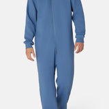 The Straight Leg Jogger Jumpsuit Mid Blue
