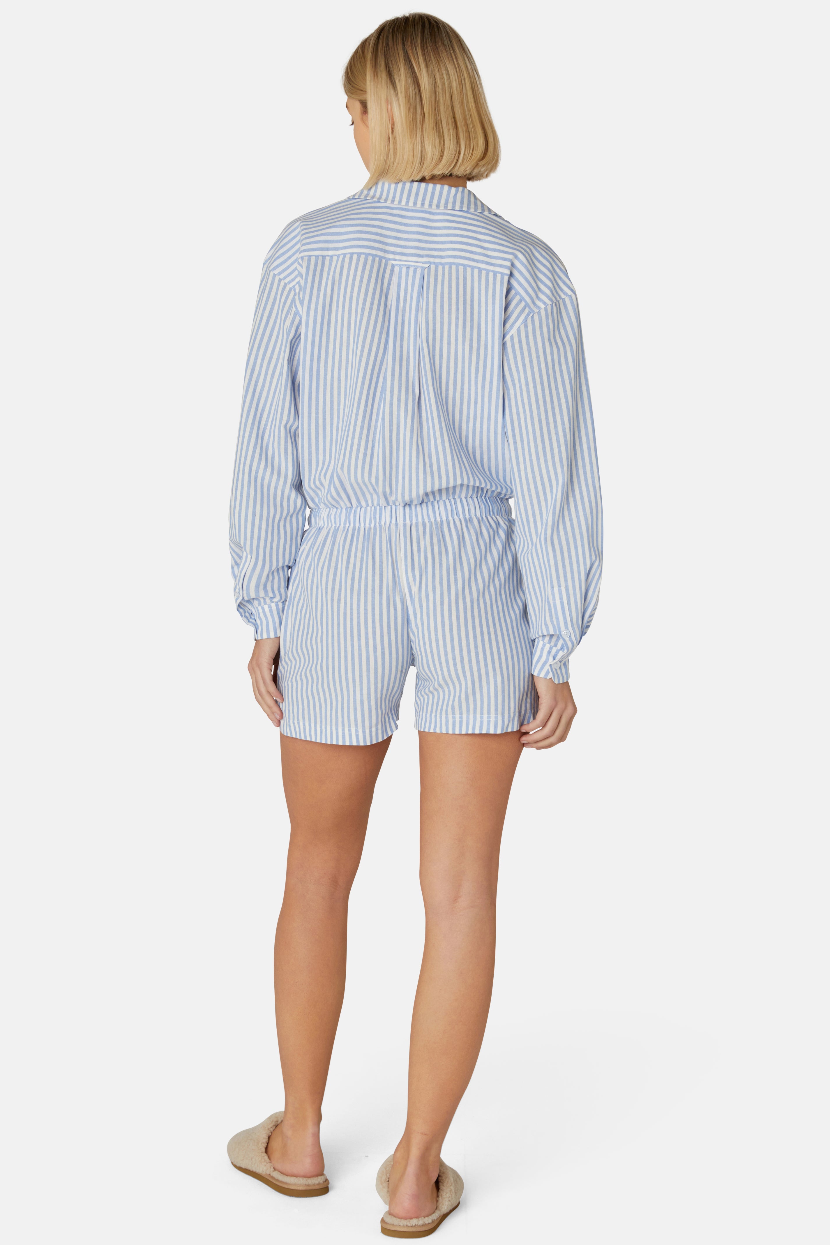 PJ Female Short Jumpsuit Blue