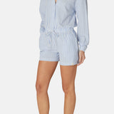 PJ Female Short Jumpsuit Blue