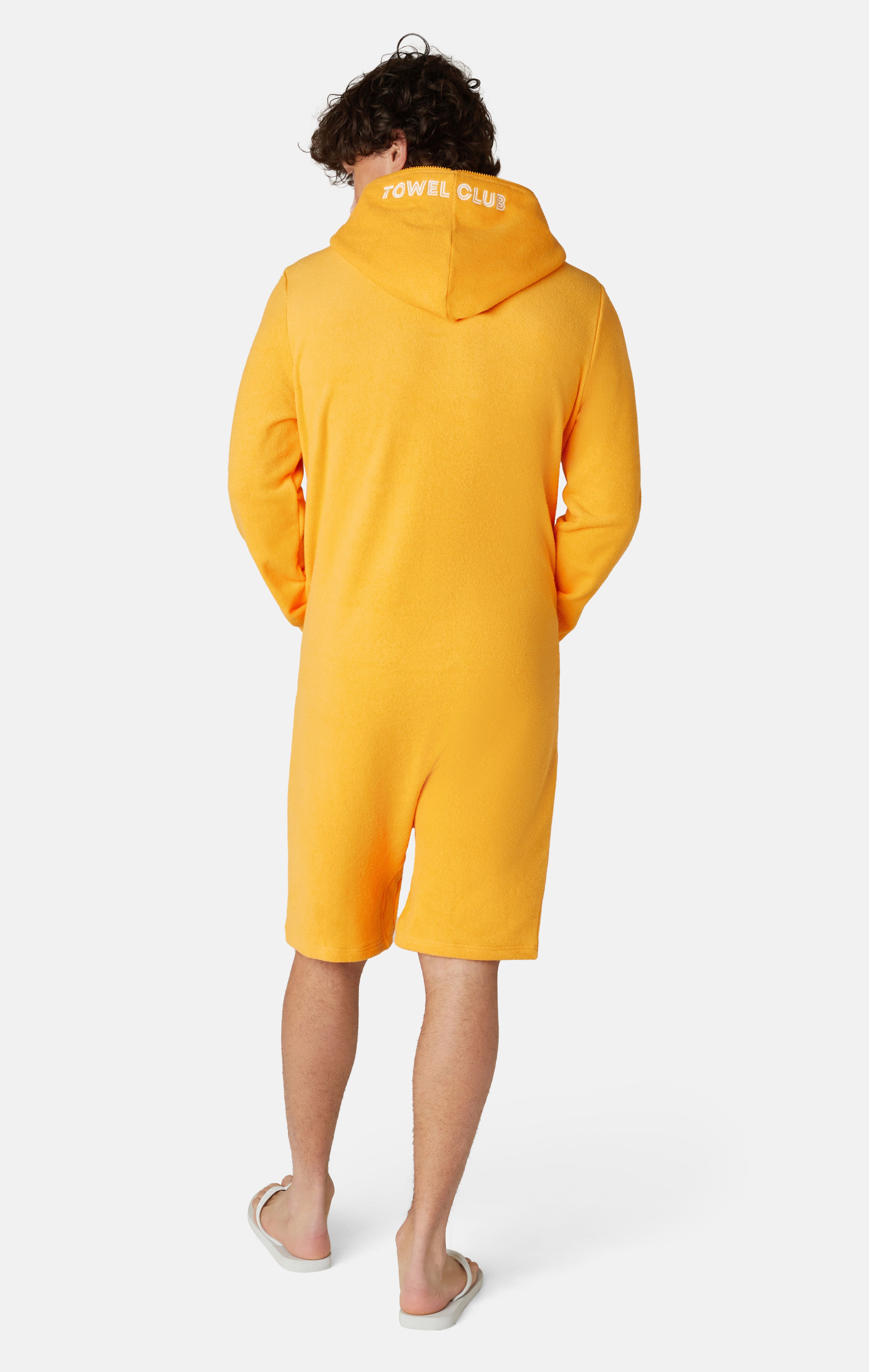 Towel Club X Onepiece Towel Jumpsuit Orange