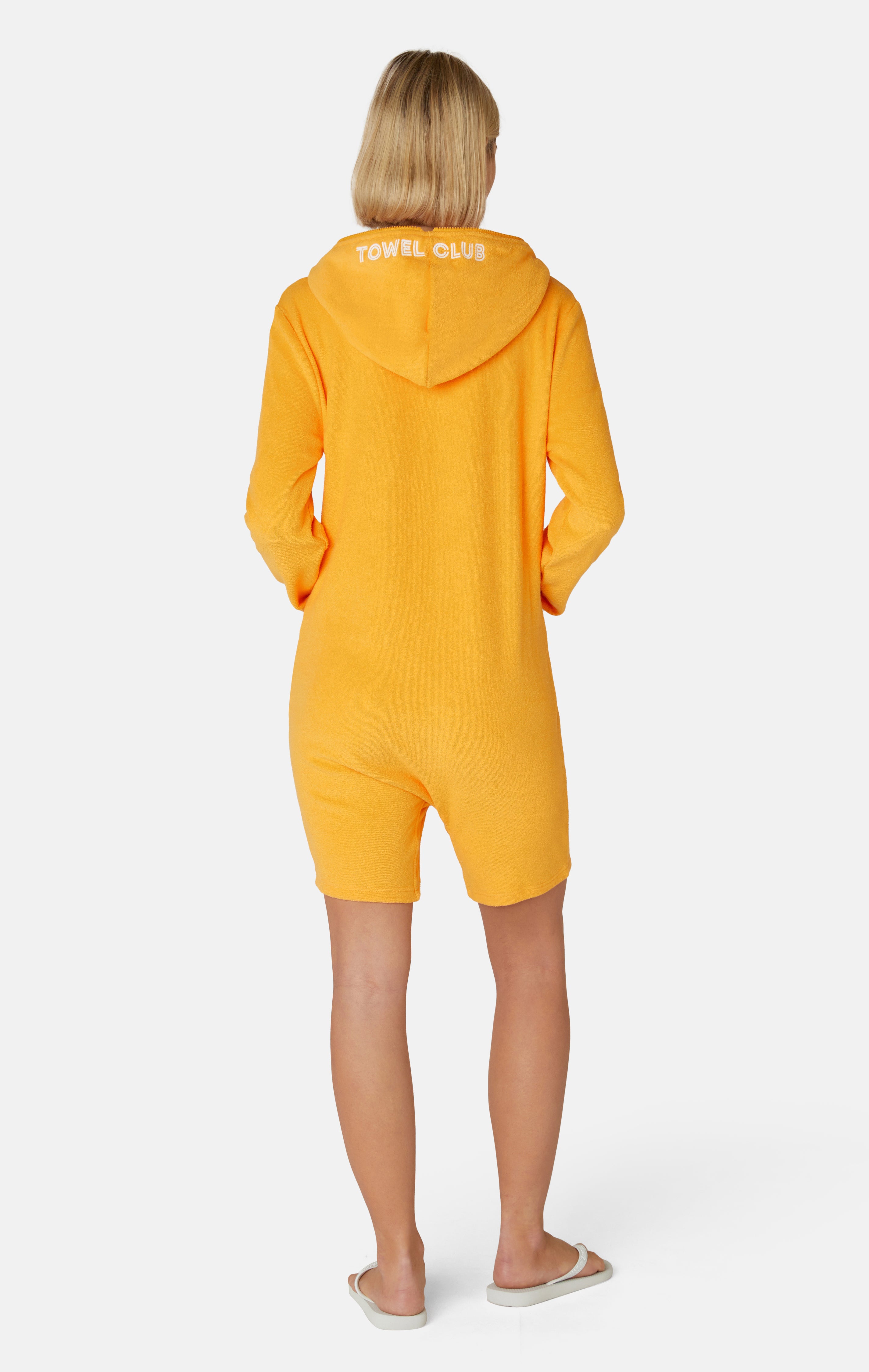 Towel Club X Onepiece Towel Jumpsuit Orange