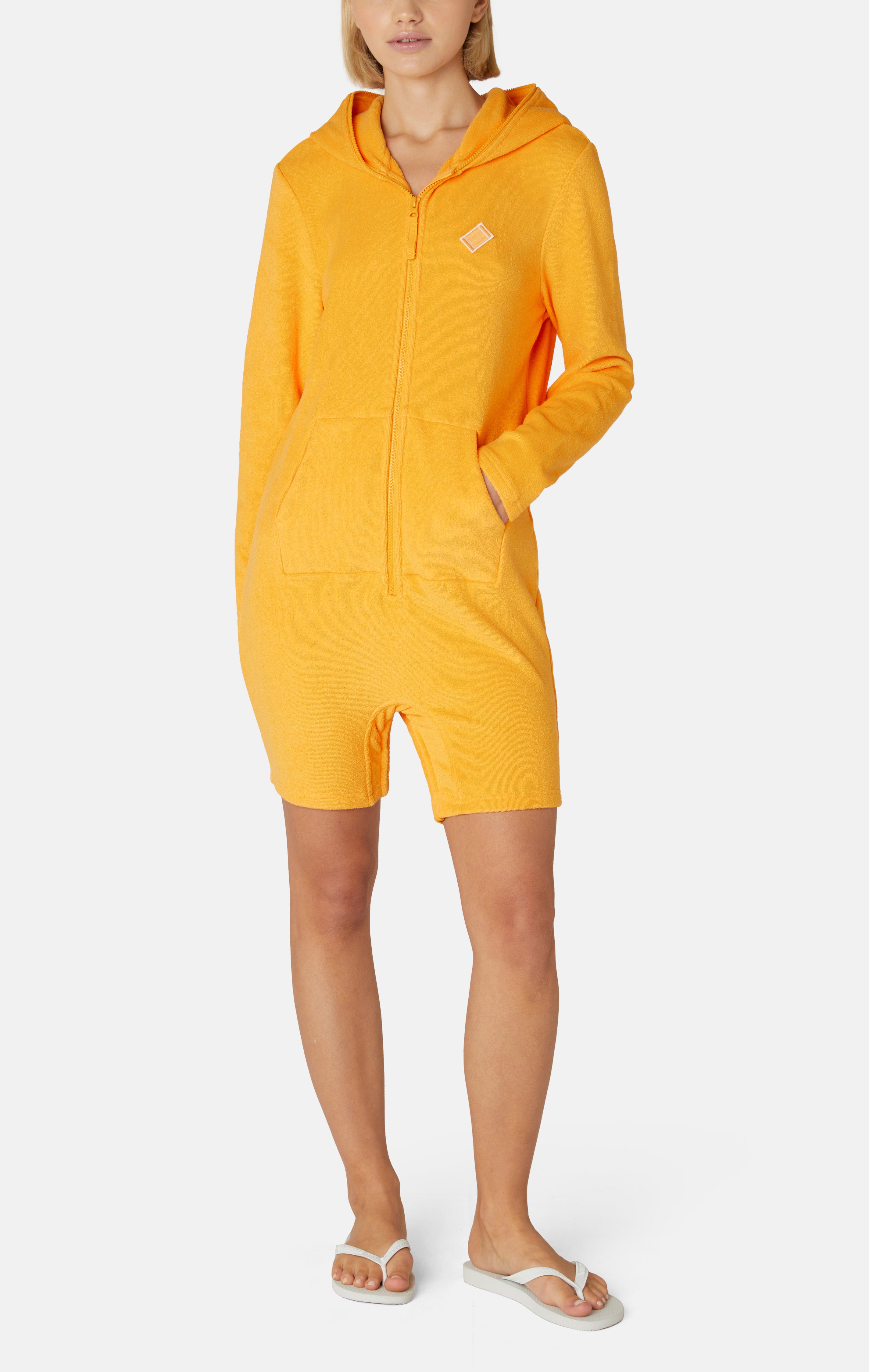 Towel Club X Onepiece Towel Jumpsuit Orange