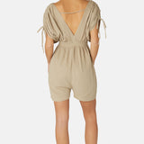 Boho Female Jumpsuit Light Beige