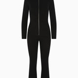 The Rib Highneck Jumpsuit Black