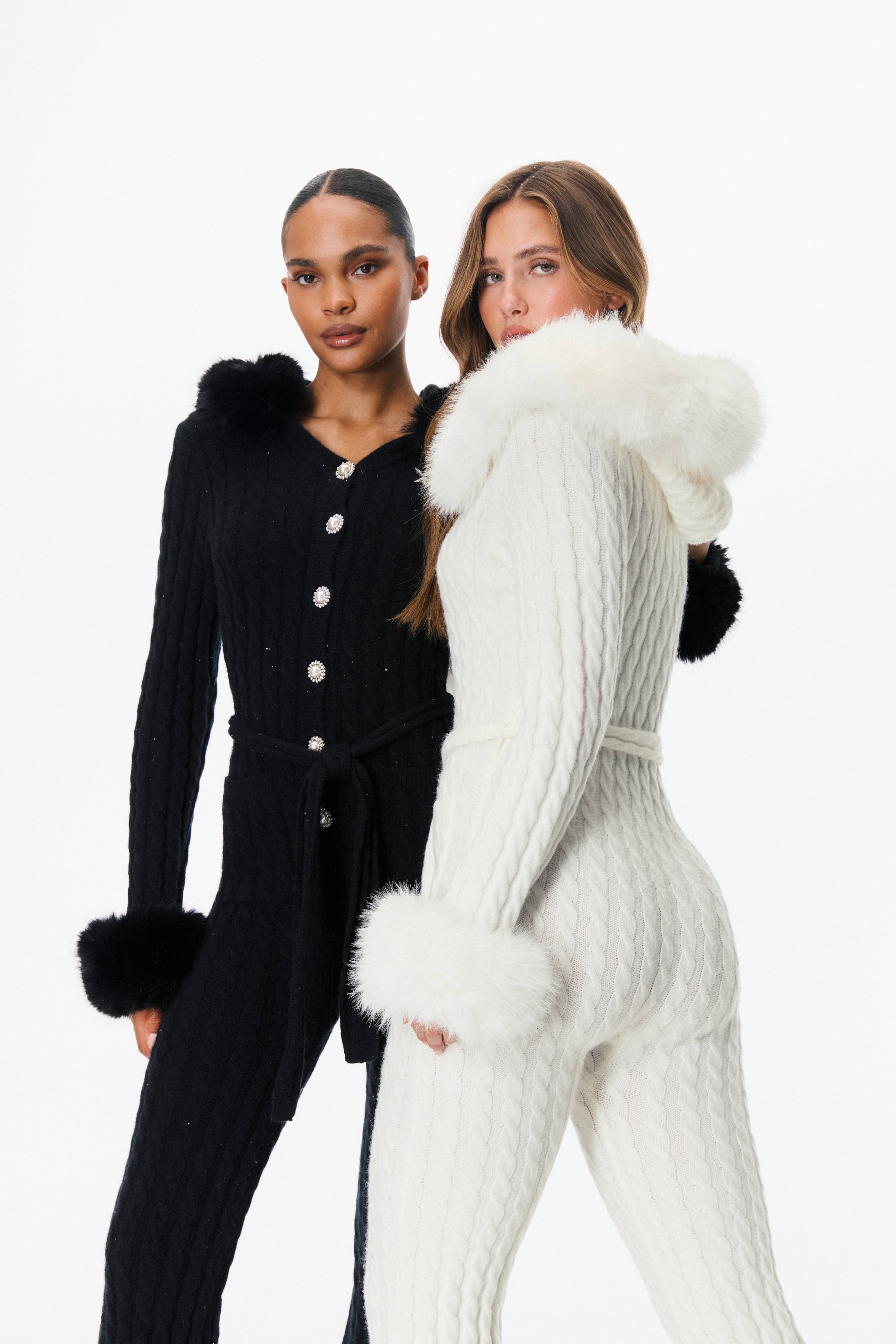 Chalet fitted Jumpsuit White