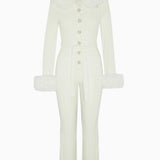 Chalet fitted Jumpsuit White