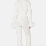 Chalet fitted Jumpsuit White