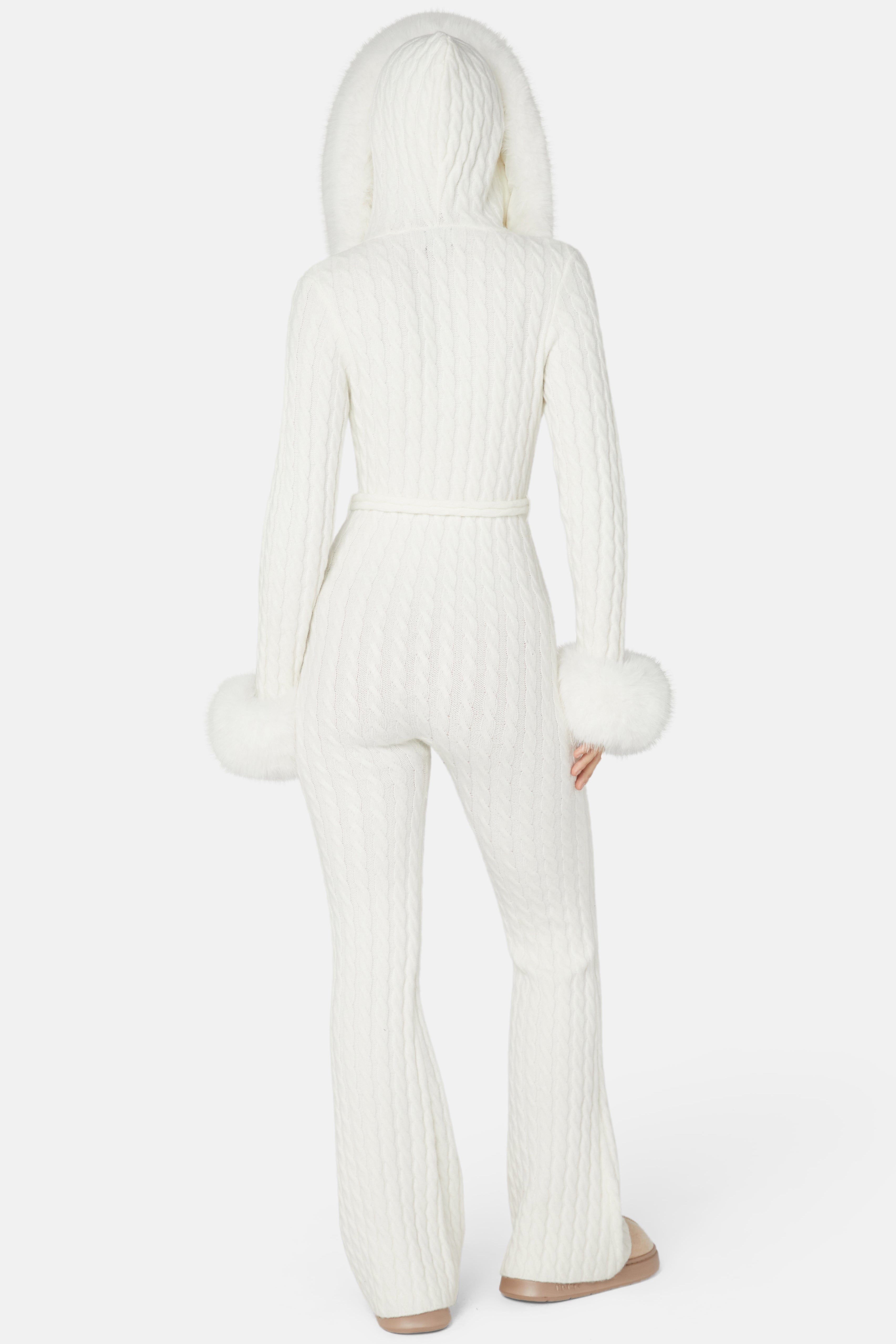 Chalet fitted Jumpsuit White