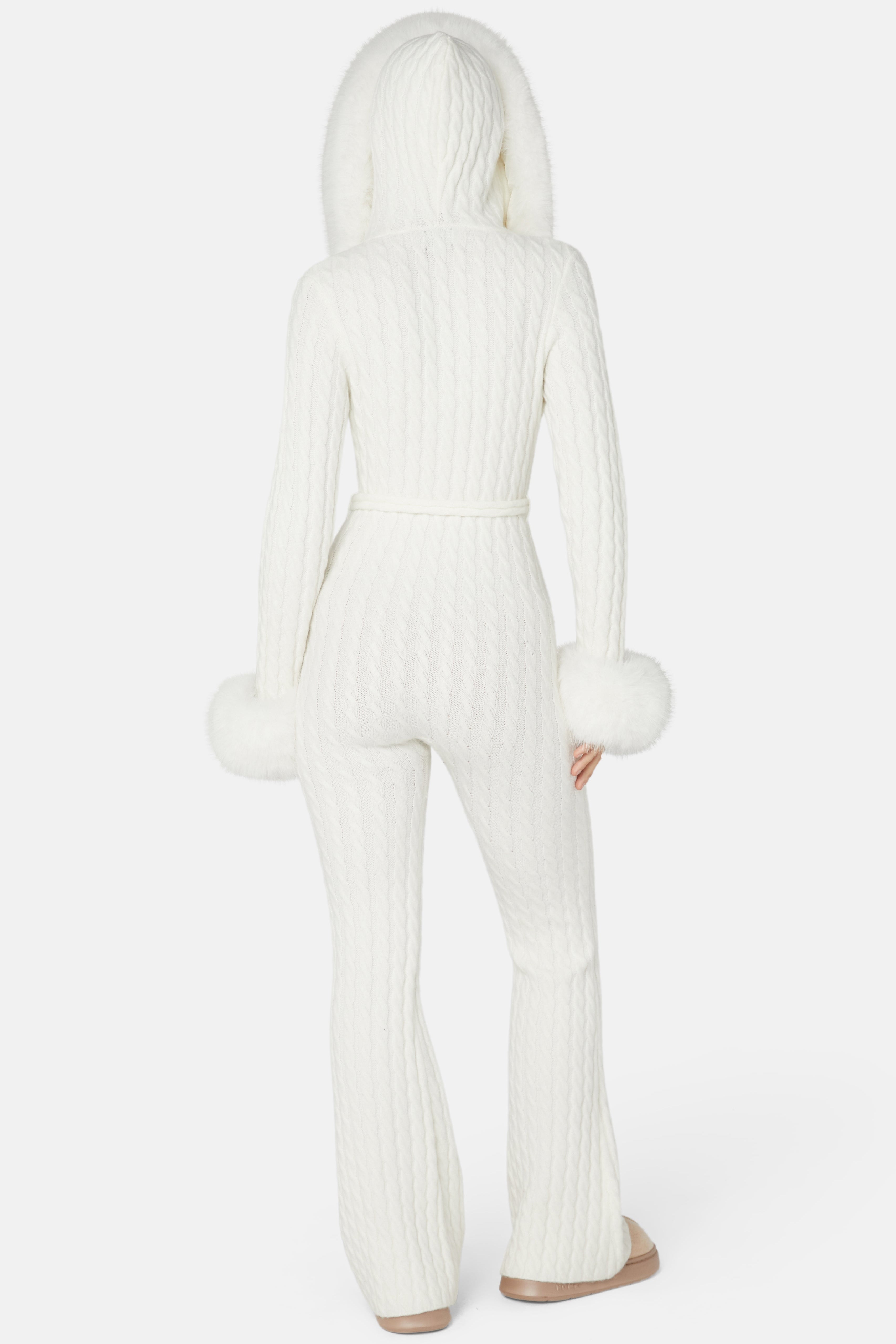 Chalet fitted Jumpsuit White