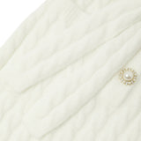 Chalet fitted Jumpsuit White