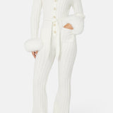 Chalet fitted Jumpsuit White