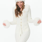Chalet fitted Jumpsuit White
