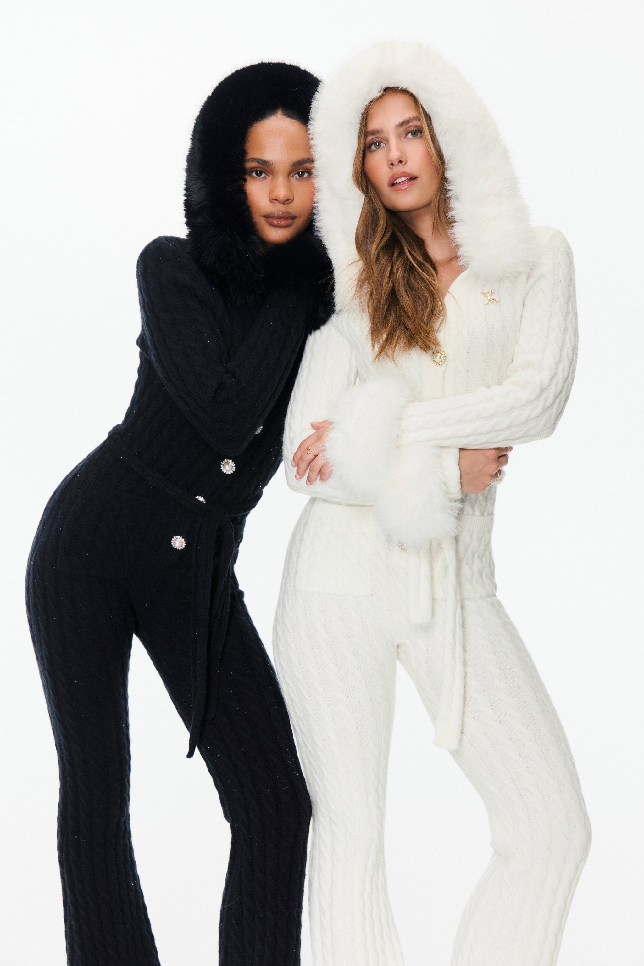 Chalet fitted Jumpsuit Black