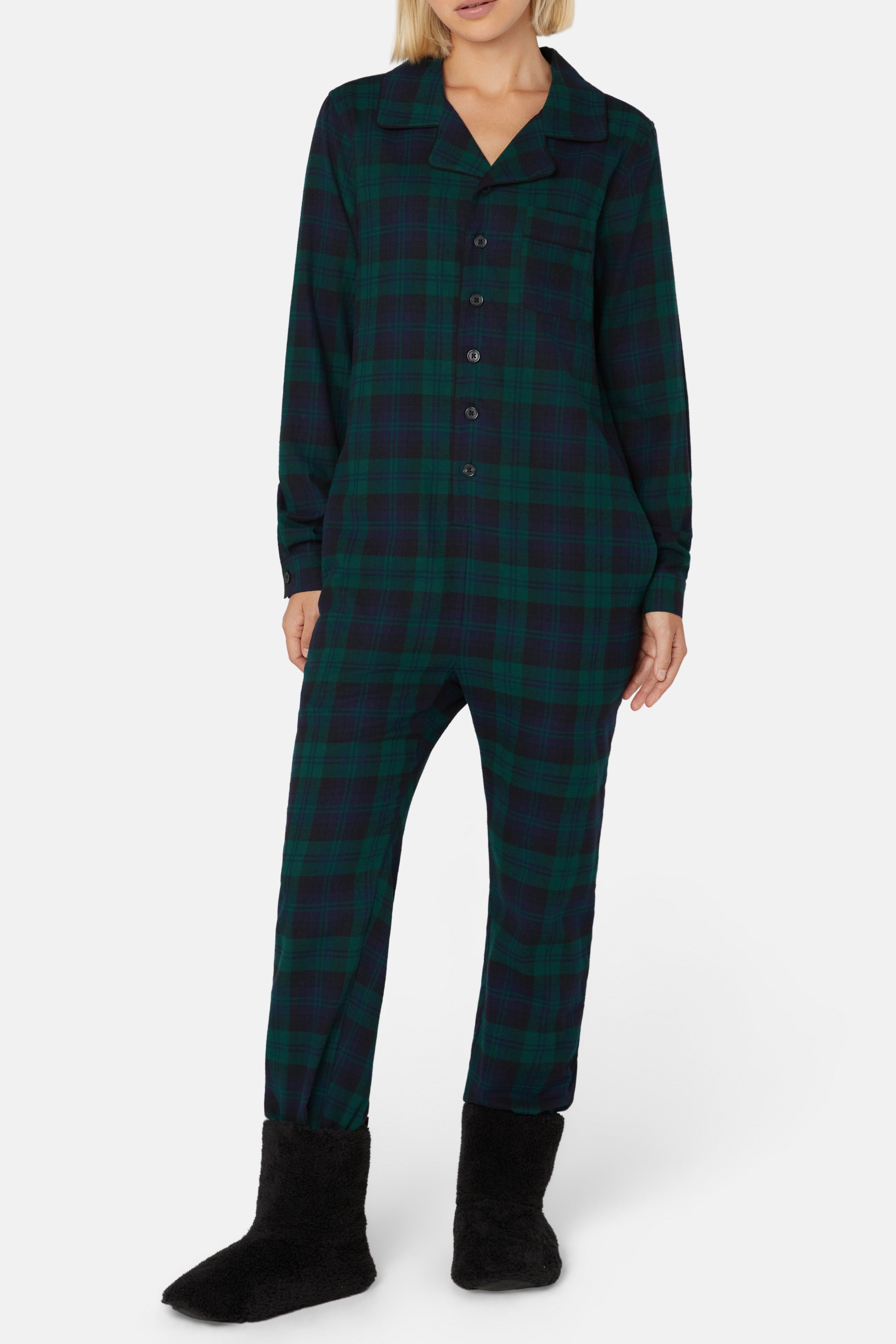 The Checked Pyjamas Green