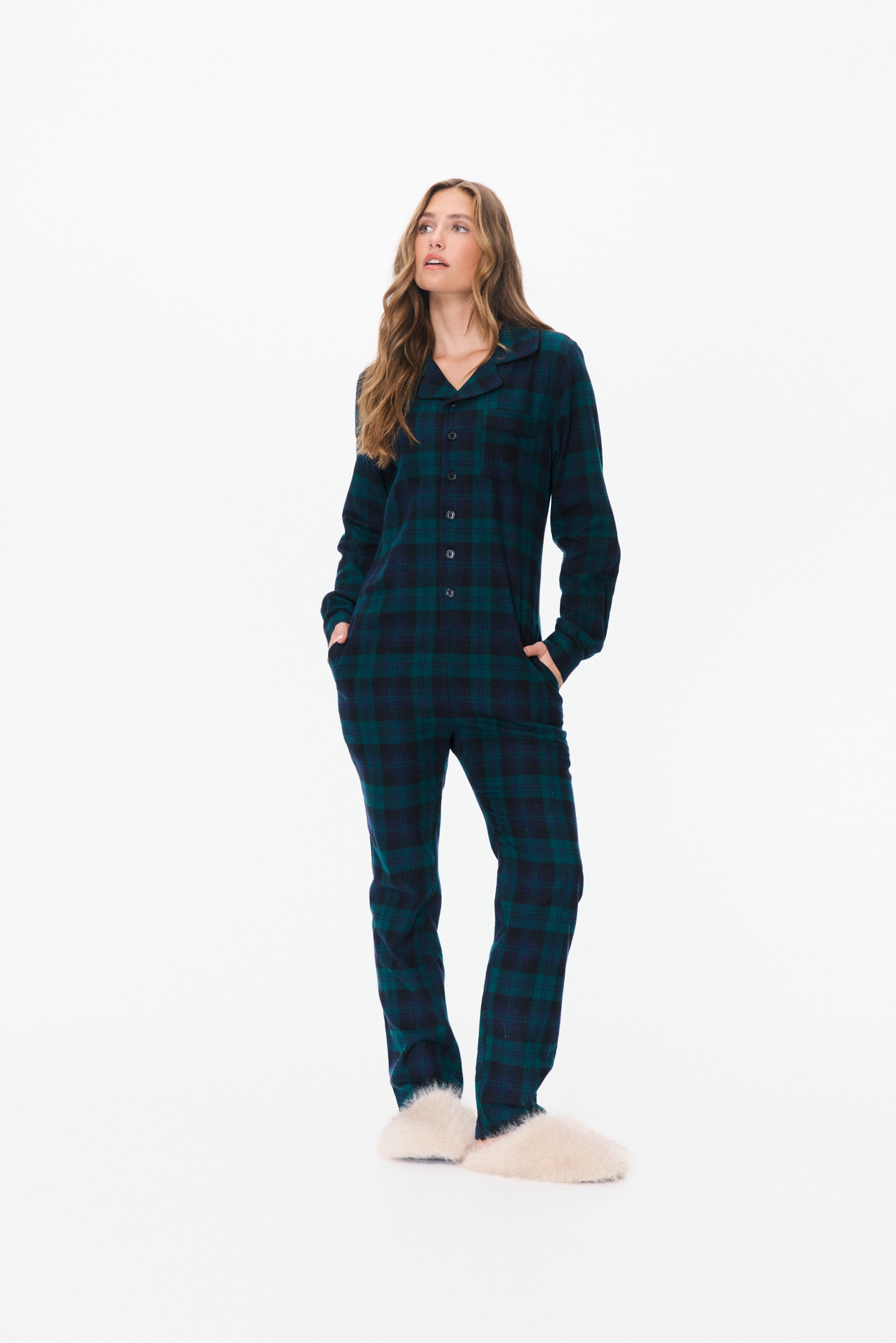 The Checked Pyjamas Green