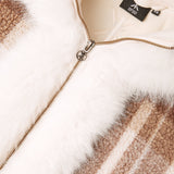 Check Female Jumpsuit Brown