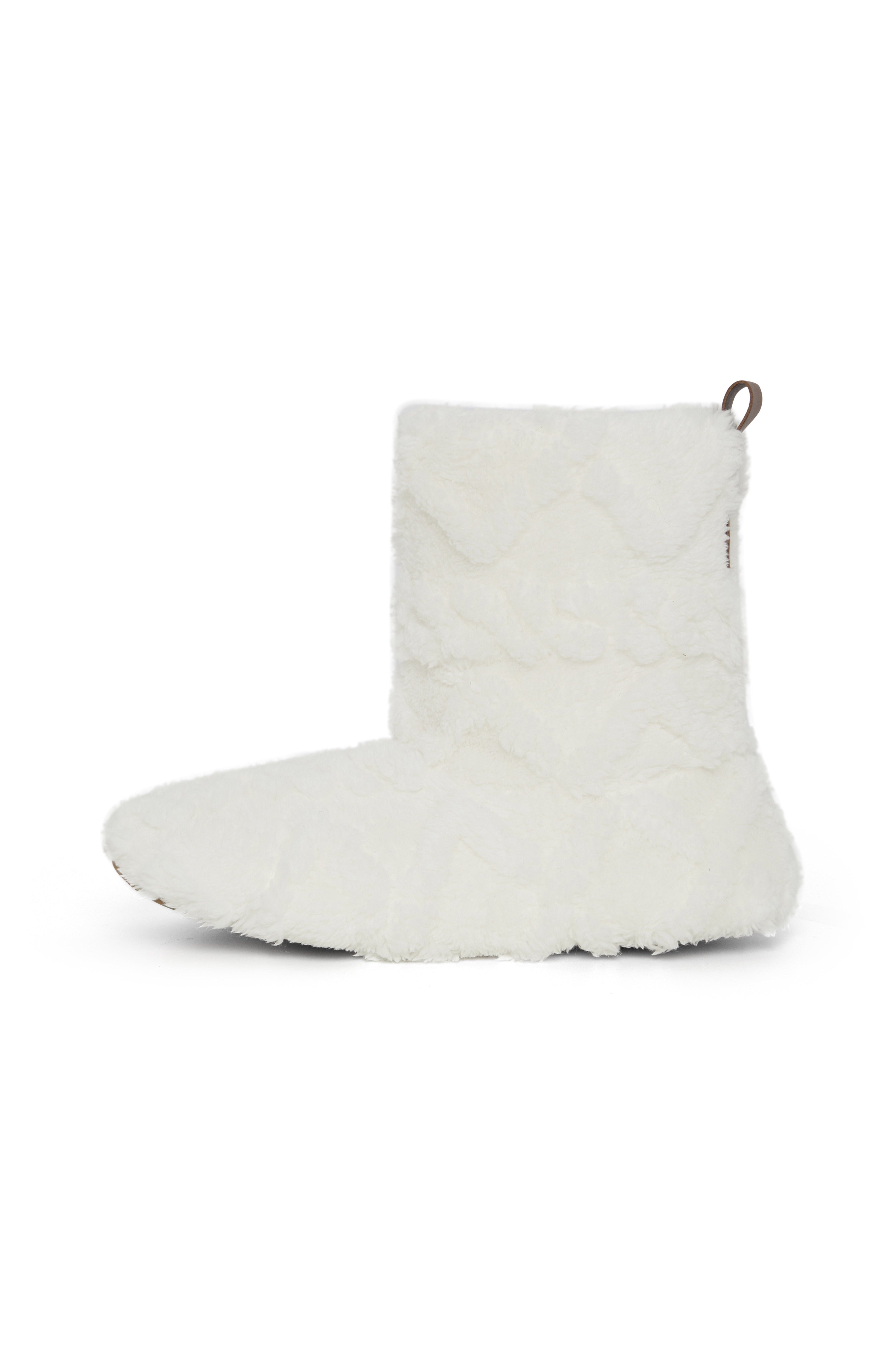 Puppy Cable Slippers Off White