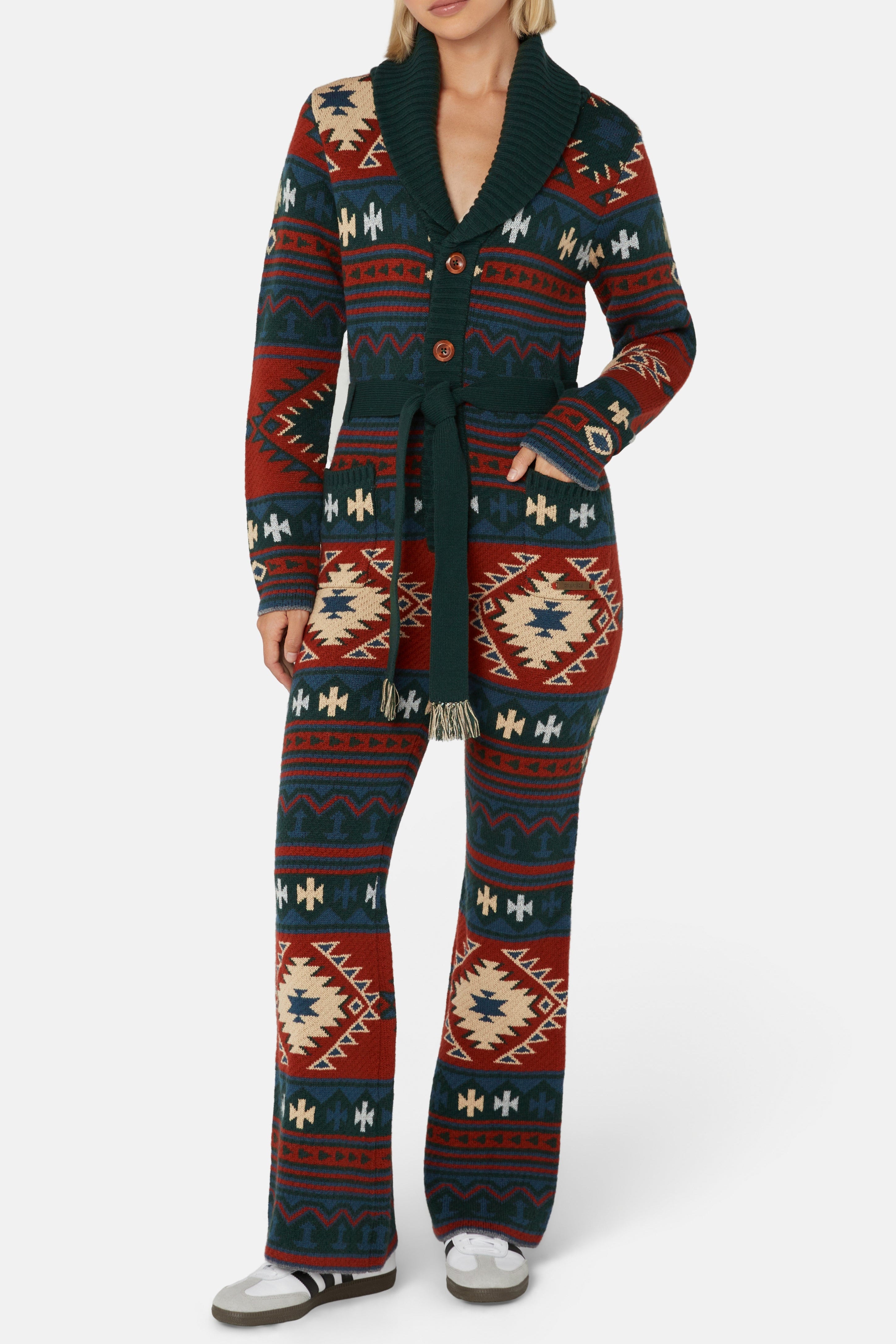 Nature Knit Fitted Jumpsuit Multi