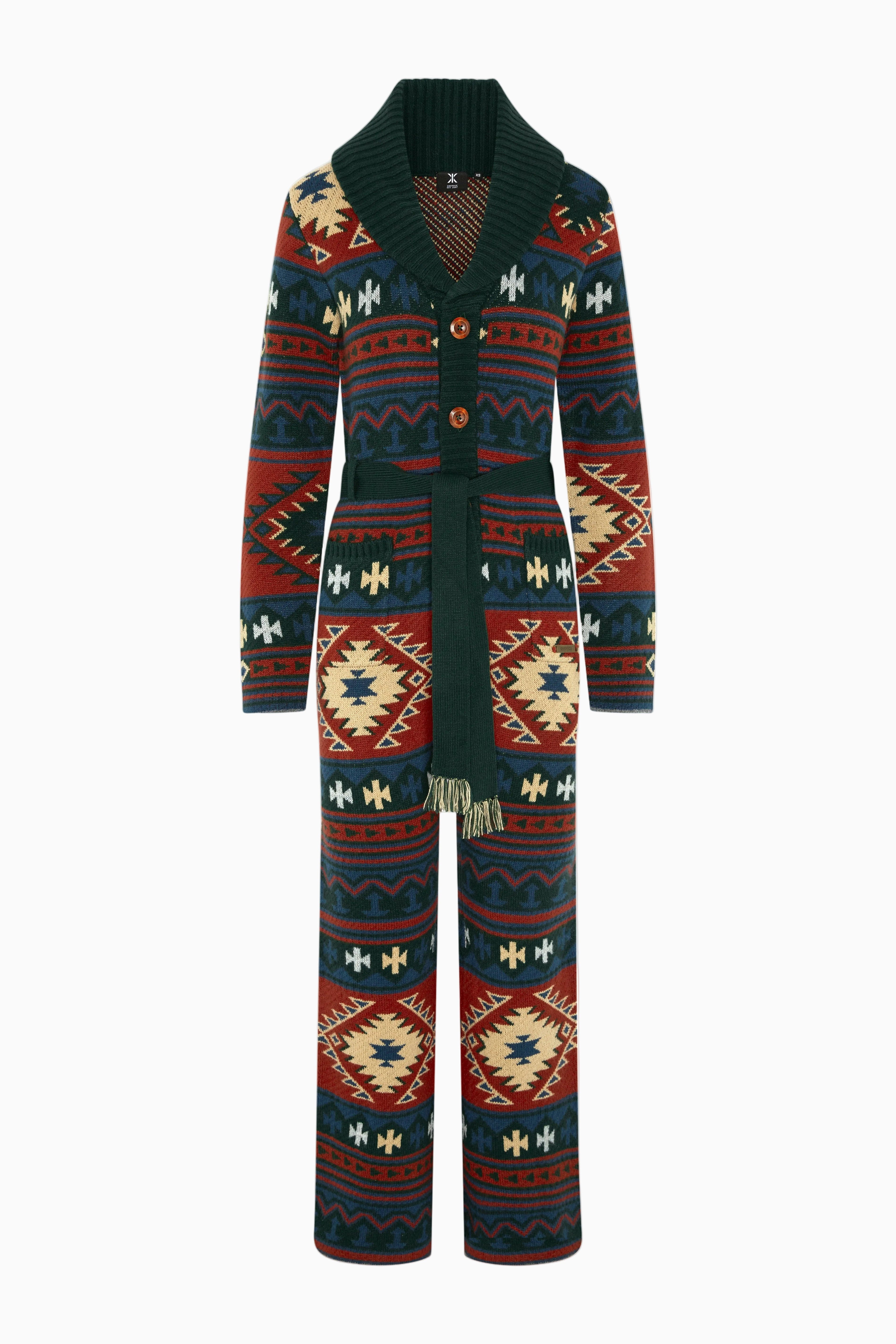 Nature Knit Fitted Jumpsuit Multi