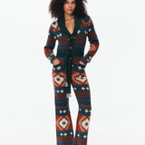 Nature Knit Fitted Jumpsuit Multi