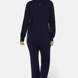 Cable Lux Cashmere Jumpsuit Navy
