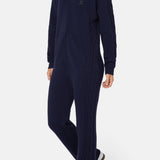 Cable Lux Cashmere Jumpsuit Navy