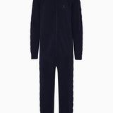 Cable Lux Cashmere Jumpsuit Navy