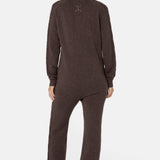 Cable Lux Cashmere Jumpsuit Brown Melange