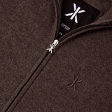 Cable Lux Cashmere Jumpsuit Brown Melange