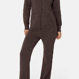 Cable Lux Cashmere Jumpsuit Brown Melange
