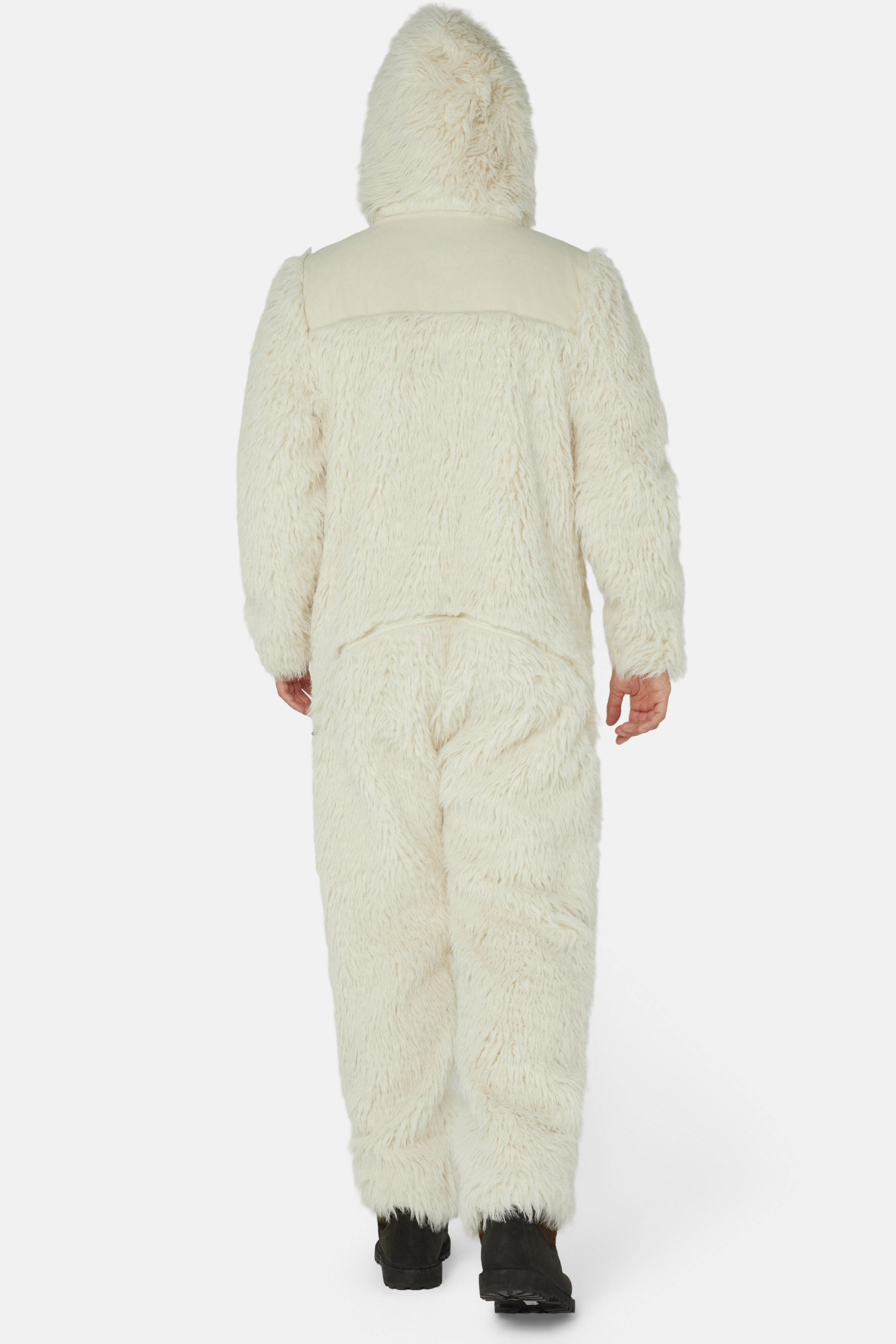 Vanilla Fur Jumpsuit Off White