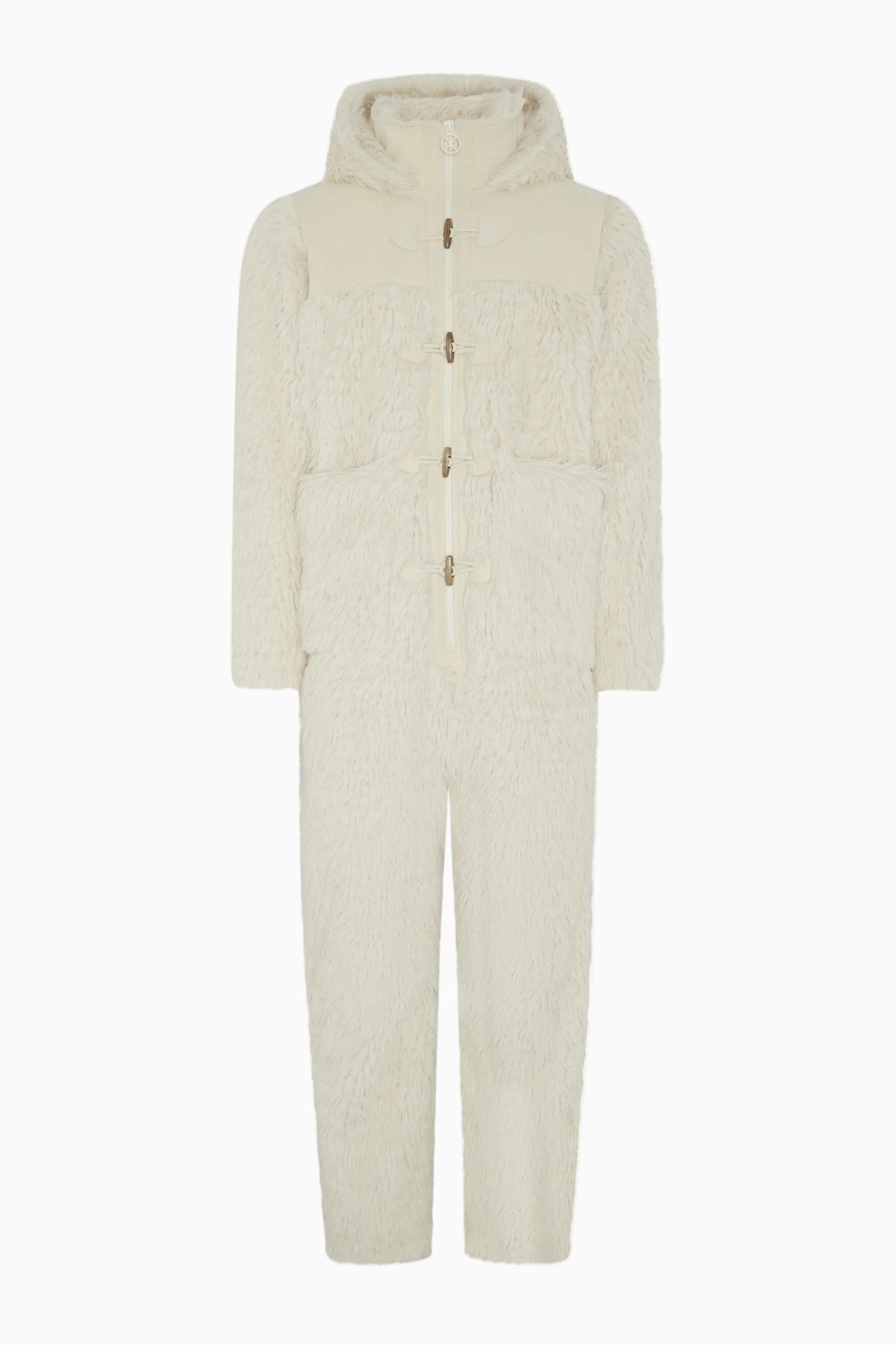 Vanilla Fur Jumpsuit Off White
