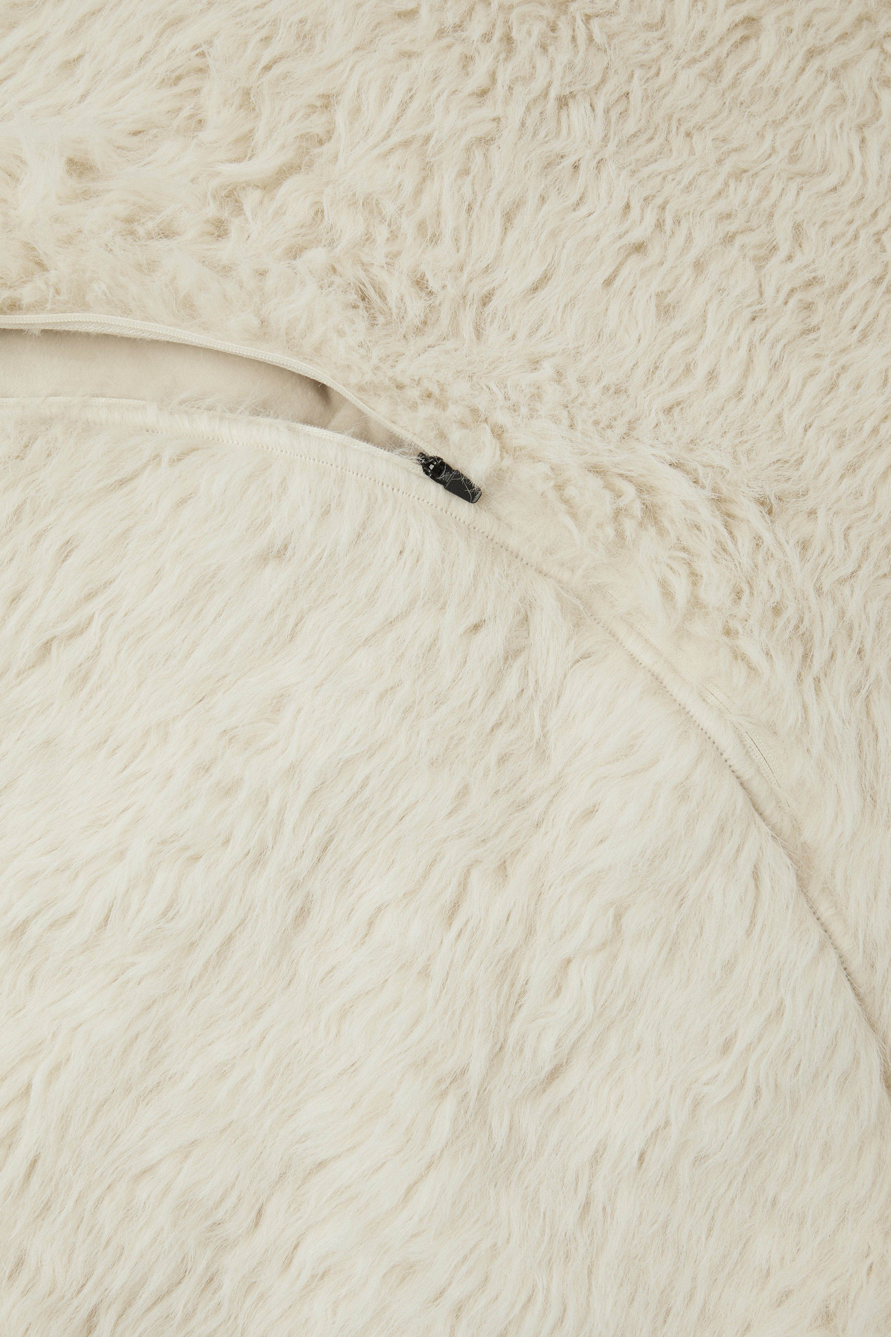 Vanilla Fur Jumpsuit Off White