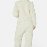 Vanilla Fur Jumpsuit Off White